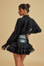 Peggy - Ruched Ruffled Mini Dress