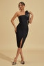 Sarai - Midnight Bow Midi Dress