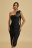 Sarai - Midnight Bow Midi Dress