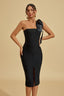 Sarai - Midnight Bow Midi Dress