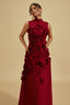 Bridget - Wine Red Maxi Dress