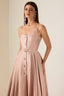Agua - Rhinestone Midi Dress