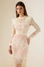 Kristen - Long Sleeve Midi Dress