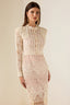 Kristen - Long Sleeve Midi Dress