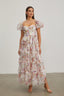 Claudia - Rosette Maxi Dress