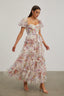 Claudia - Rosette Maxi Dress