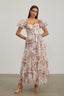 Claudia - Rosette Maxi Dress