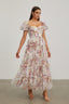 Claudia - Rosette Maxi Dress