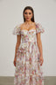 Claudia - Rosette Maxi Dress
