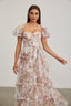 Claudia - Rosette Maxi Dress