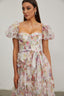 Claudia - Rosette Maxi Dress