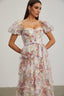 Claudia - Rosette Maxi Dress