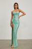 Heidi - Mint Sequin Maxi Dress