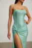Heidi - Mint Sequin Maxi Dress