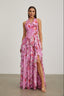 Amara - Ruffled Halter Maxi Dress