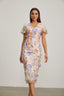 Steffani - Mesh Midi Dress