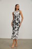 Demi - Floral Lace Midi Dress