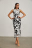 Demi - Floral Lace Midi Dress