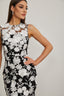 Demi - Floral Lace Midi Dress