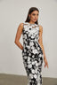 Demi - Floral Lace Midi Dress