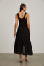 Olivia - Black Lace Midi Dress