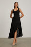 Olivia - Black Lace Midi Dress