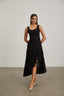 Olivia - Black Lace Midi Dress