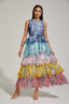 Cadie - Ruffled Maxi Dress