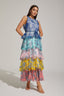 Cadie - Ruffled Maxi Dress