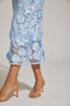 Calia - Blue Floral Lace Midi Dress