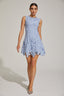 Ophélia - Blue Lace Mini Dress