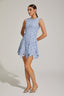 Ophélia - Blue Lace Mini Dress