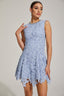 Ophélia - Blue Lace Mini Dress