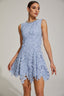 Ophélia - Blue Lace Mini Dress