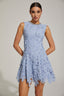 Ophélia - Blue Lace Mini Dress