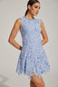Ophélia - Blue Lace Mini Dress