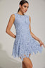 Ophélia - Blue Lace Mini Dress