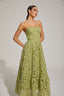 Jana - Lace Strapless Maxi Dress