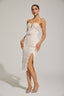 Chiarina - Lace Strapless Midi Dress
