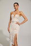 Chiarina - Lace Strapless Midi Dress