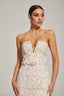 Chiarina - Lace Strapless Midi Dress