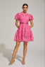 Ariella - Lace Belted Mini Dress