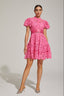 Ariella - Lace Belted Mini Dress
