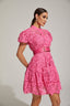 Ariella - Lace Belted Mini Dress
