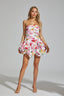Juliette - Floral Peplum Mini Dress