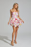 Juliette - Floral Peplum Mini Dress