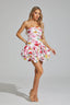 Juliette - Floral Peplum Mini Dress