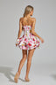Juliette - Floral Peplum Mini Dress