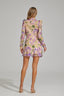 Martine - Floral Purple Mini Dress