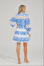 Gabrielle - Bluebell Floral Mini Dress